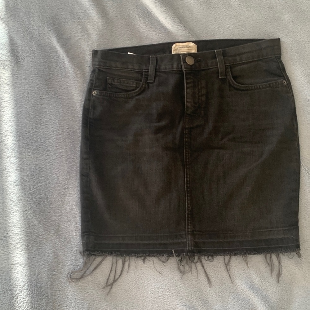Current Elliott Black Denim Skirt Size 29